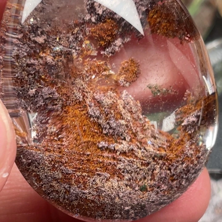 水晶吊坠(不含链)未镶嵌花*油