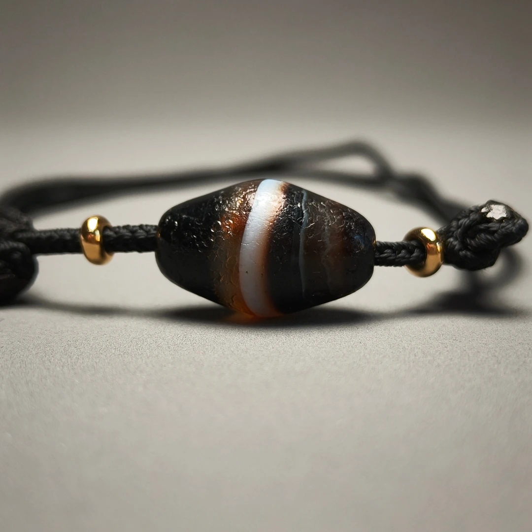 清代玛瑙勒子/DZ501668/古玩/收藏/德州文物