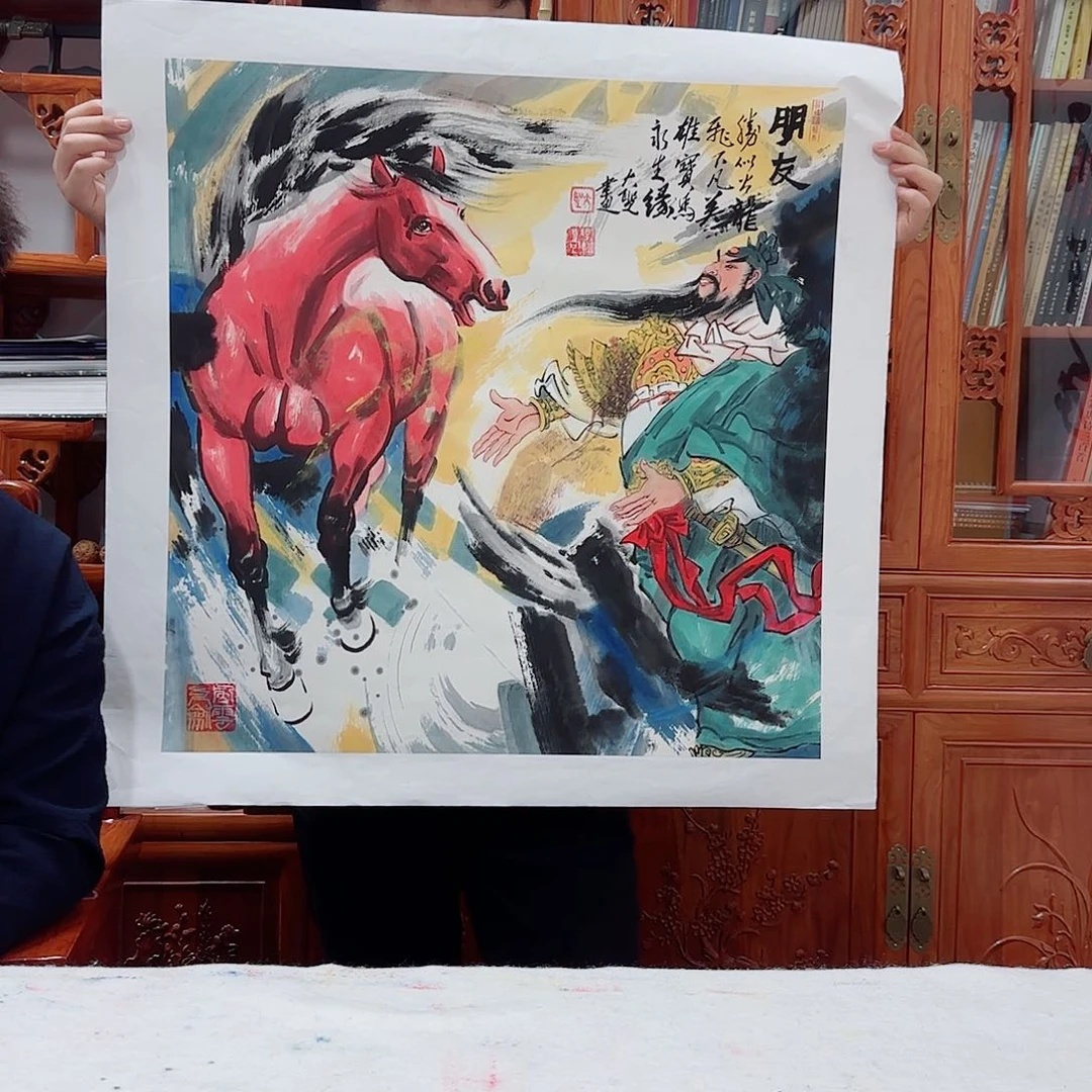 国画艺术家的作品