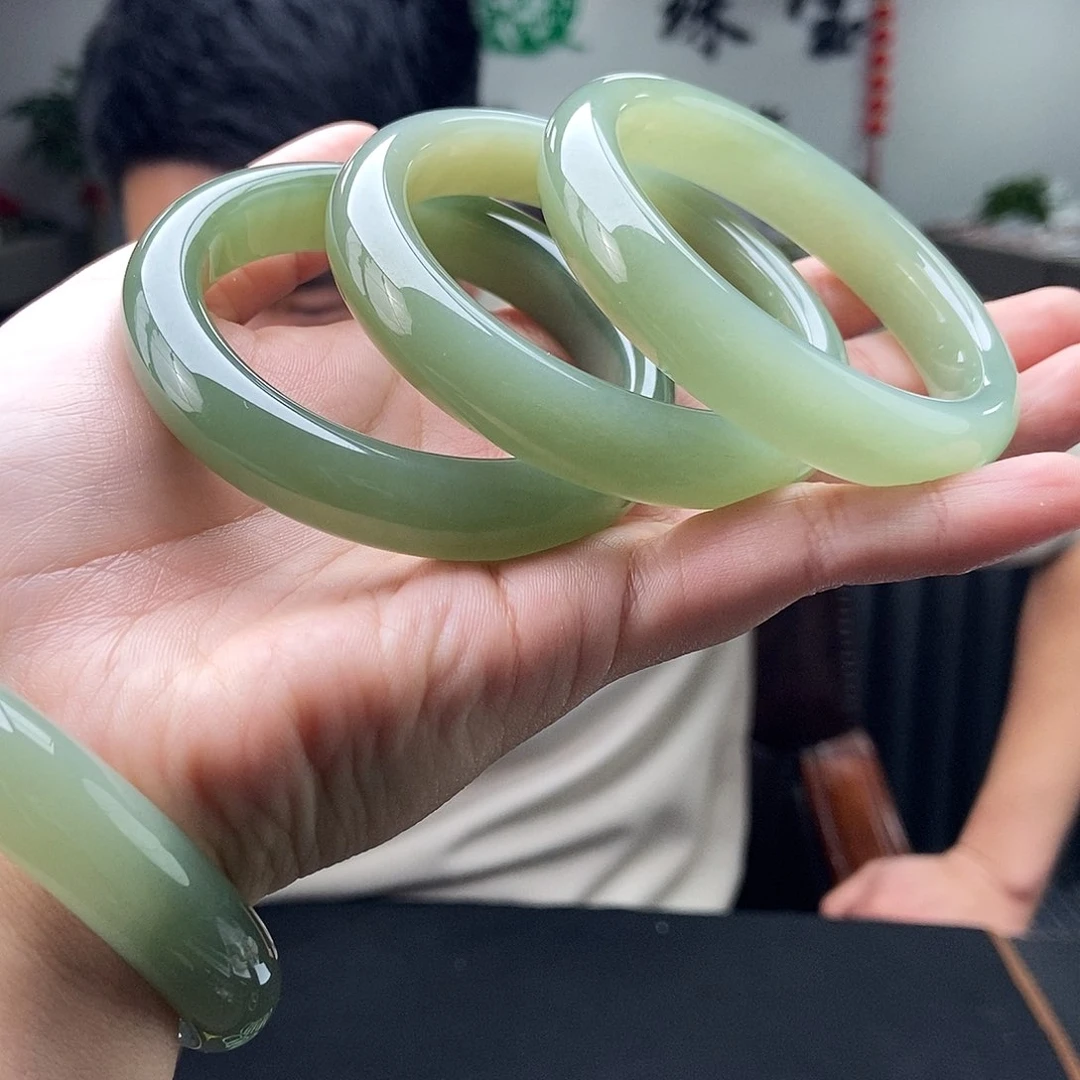 和田玉55-58颜色多样性发拍一发一未镶嵌