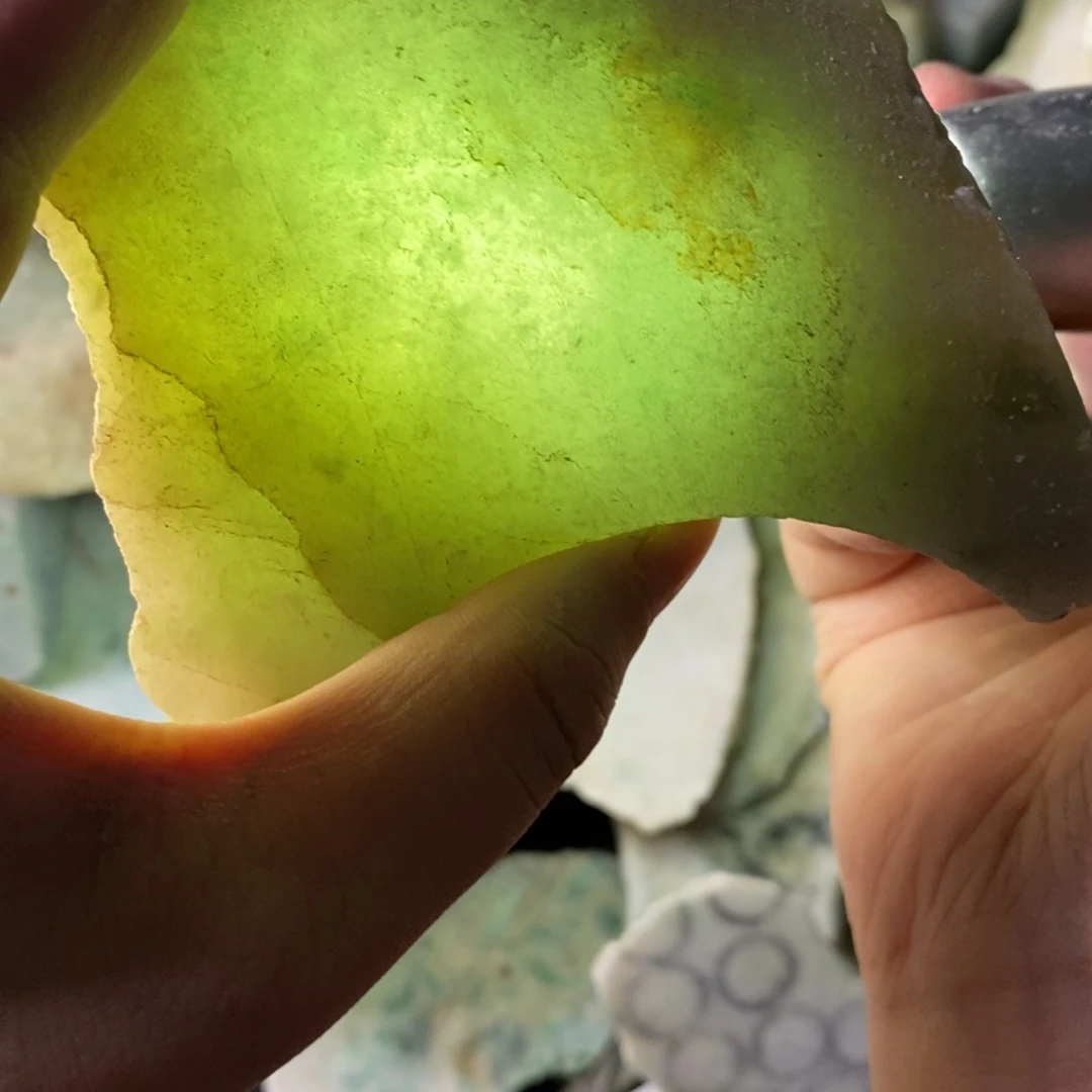 颈饰未镶嵌翡翠天然翡翠