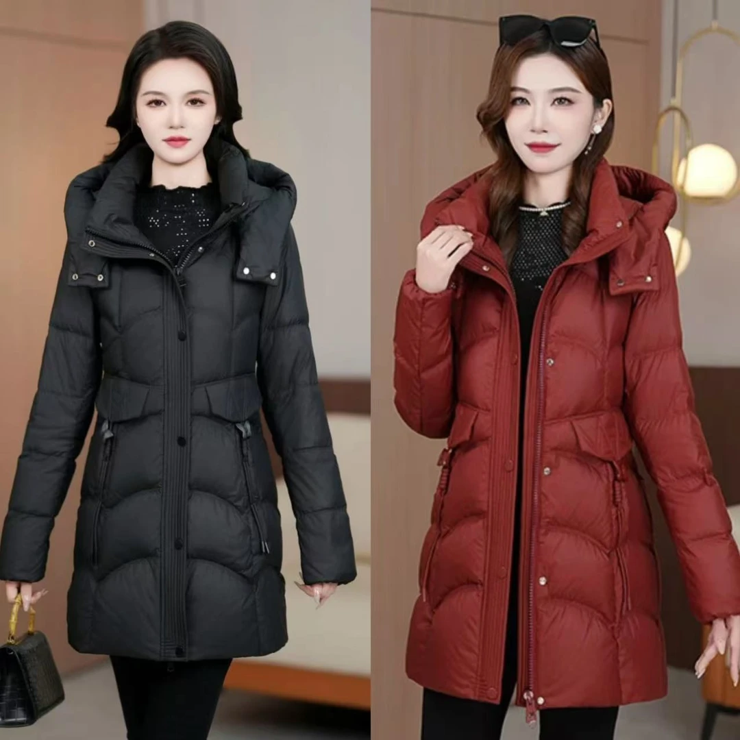 白鸭绒2024年冬季新款爆款女士时尚保暖羽绒服872
