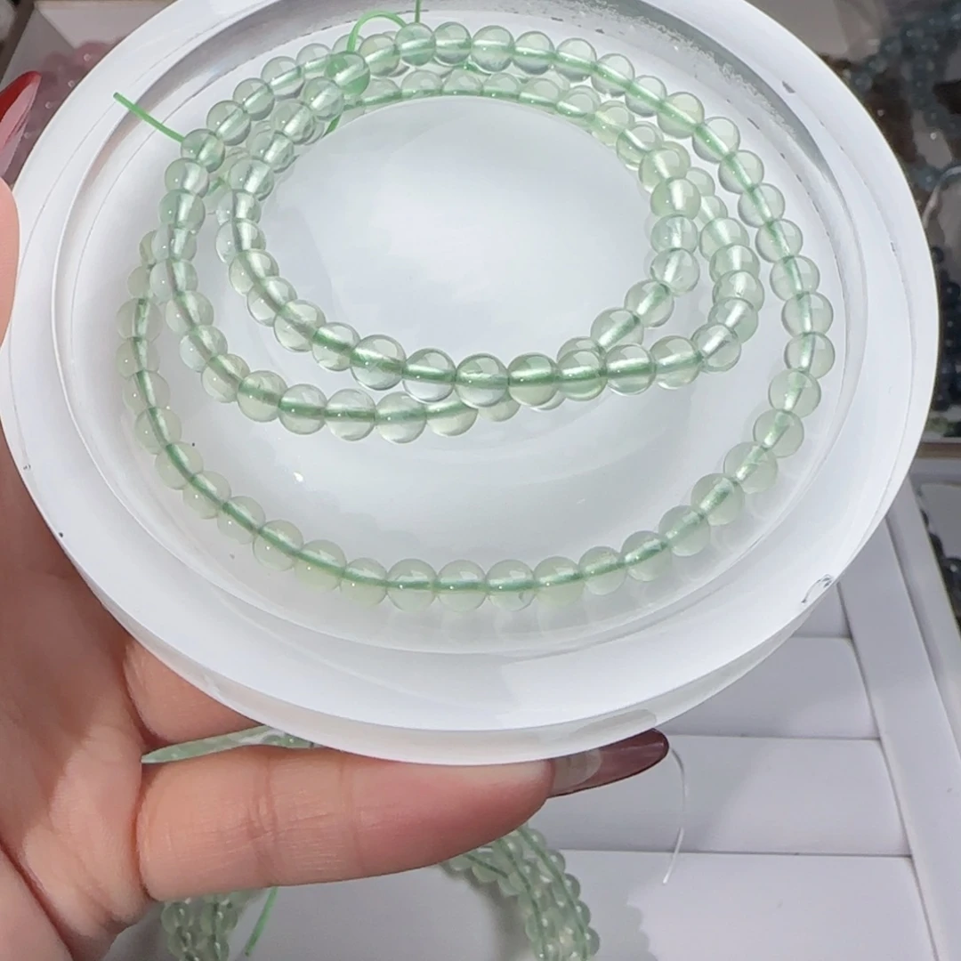 水晶手链未镶嵌我****了葡萄石单圈5mm