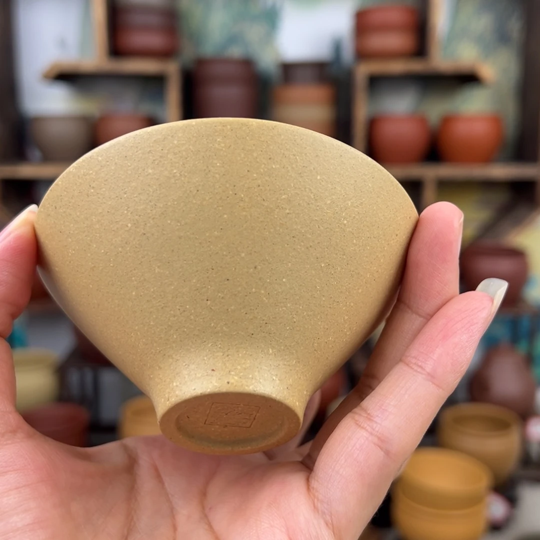 茶杯紫砂拙器甄选，纯原本矿。