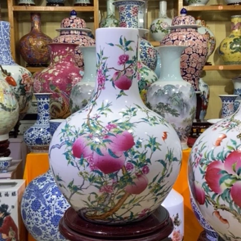 景德镇陶瓷花瓶摆件旭****者