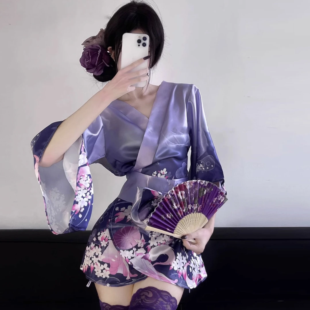 Racoon cat内衣性感制服深V二次元日系纯欲套装