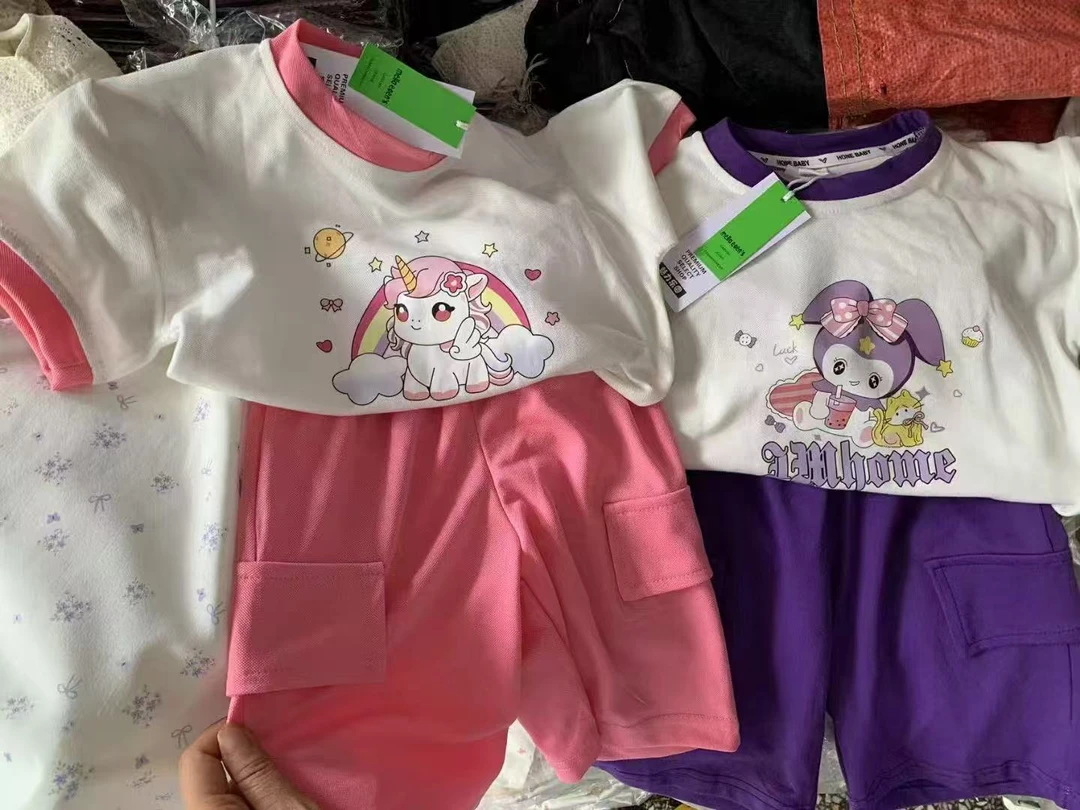 okay- 5007 洋气卡通风两件套休闲套装