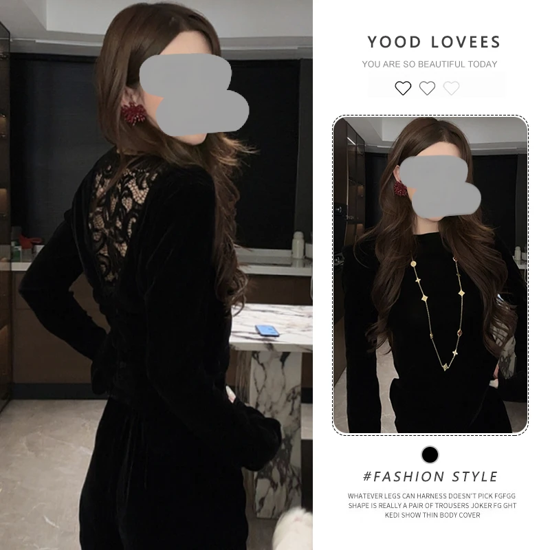 设计感后背镂空拼接长袖T恤女2025春秋新款性感风甜辣妹休闲上衣