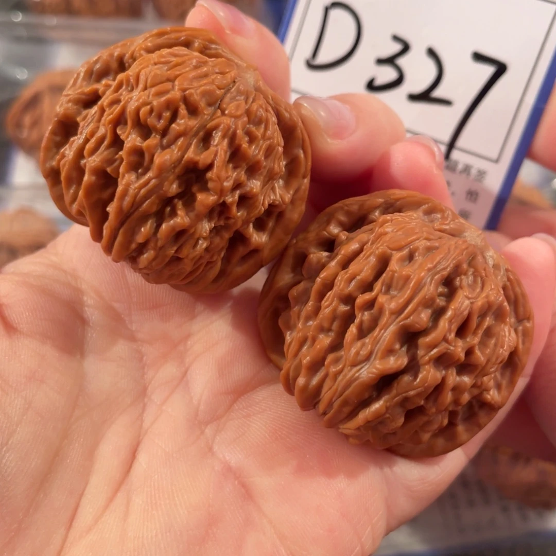 把件文玩核桃D327四座楼40