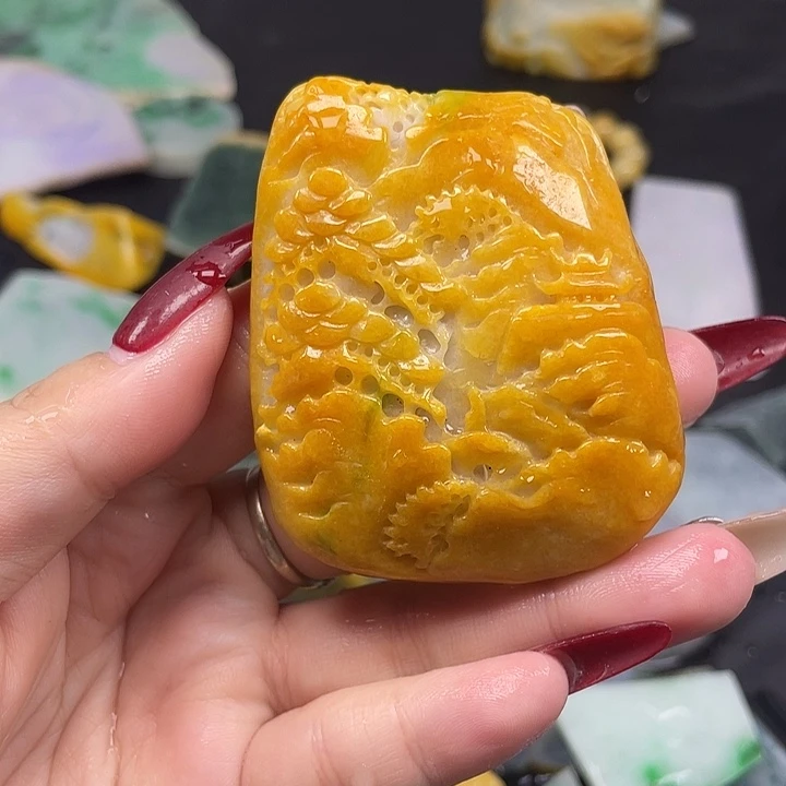 翡翠散珠天然翡翠