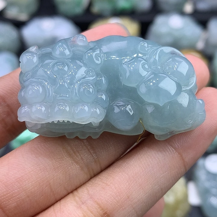 翡翠未镶嵌颈饰天然缅甸翡翠