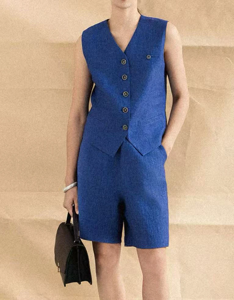 1301-1350 2025夏季新款淼淼女装时尚气质套装