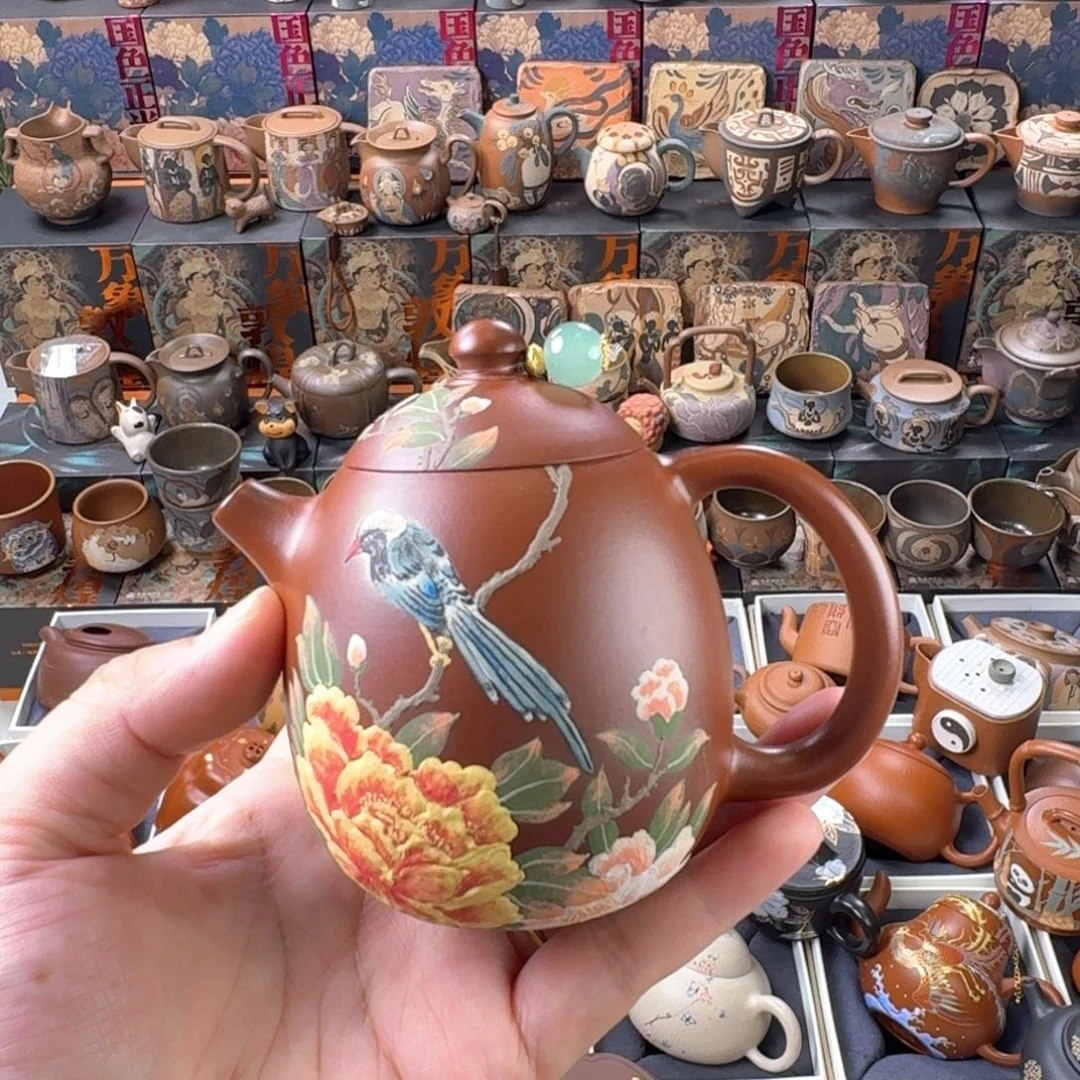 茶壶紫砂200cc原矿精工半手