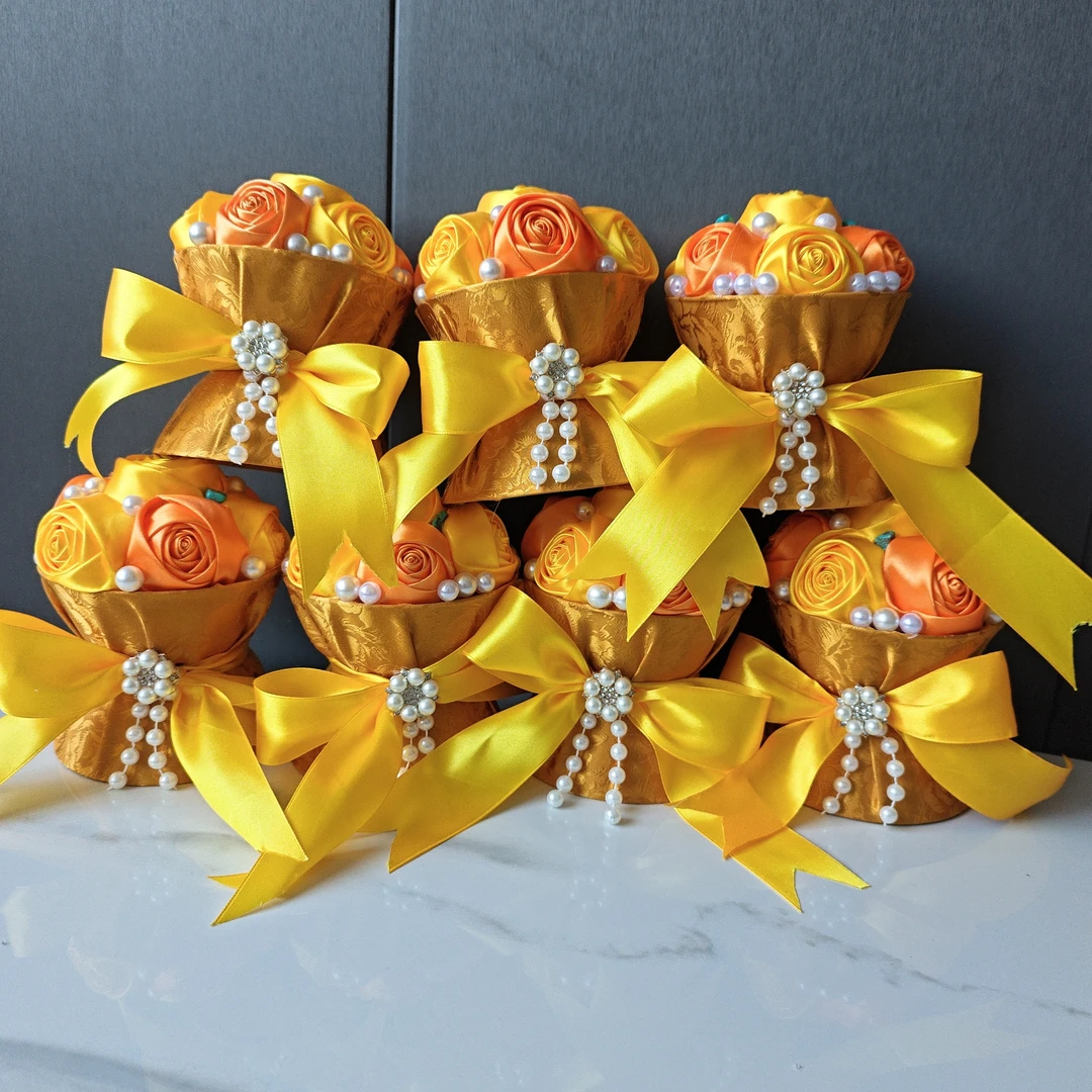 藏式手工花七（对）适合供佛与送礼