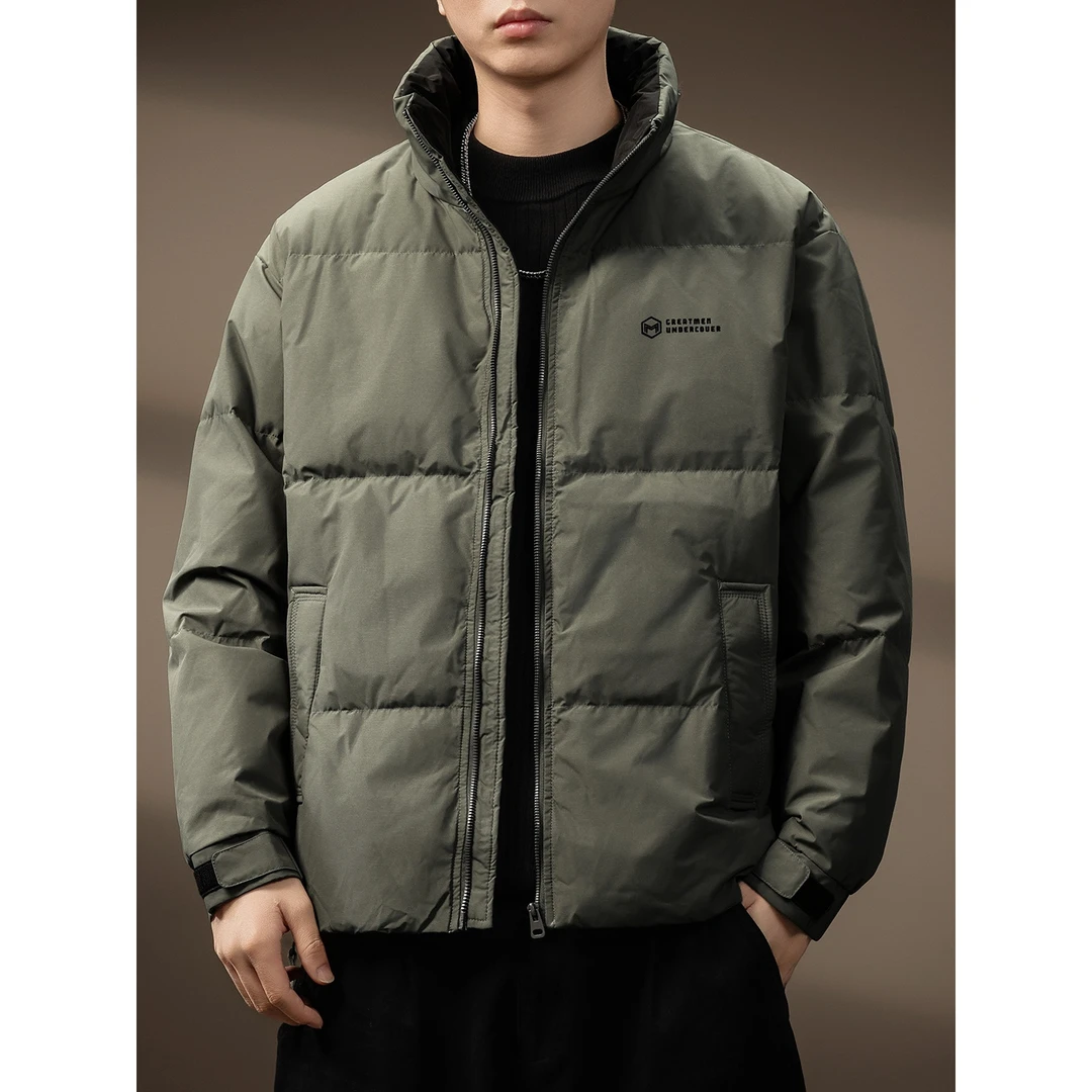 MR.MUDI/穆迪先生高端新国标90白鸭绒羽绒服男美式复古百搭外套