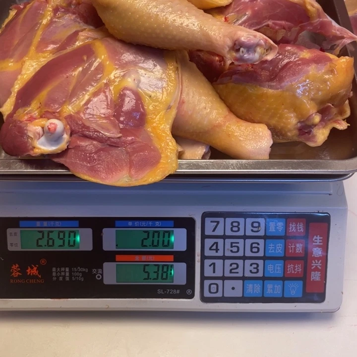 低温冷冻60天中国大陆食用农产品鸡腿