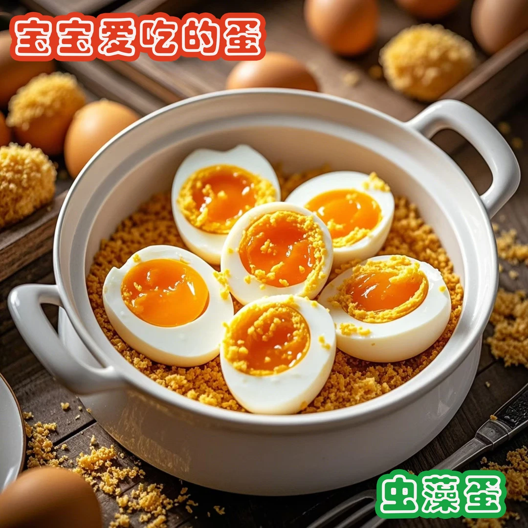 虫藻喂养可生食无菌0抗虫藻大号鸡蛋