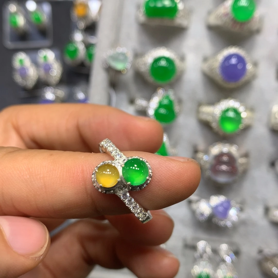 定制翡翠未镶嵌时尚买断不退