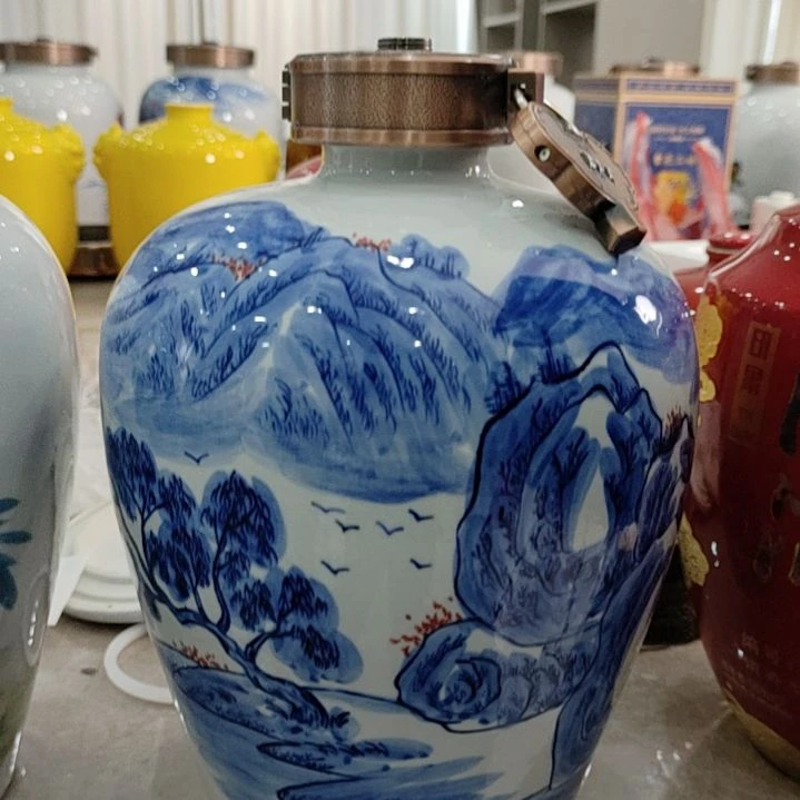 泥塑双十二福利价手绘款山水画