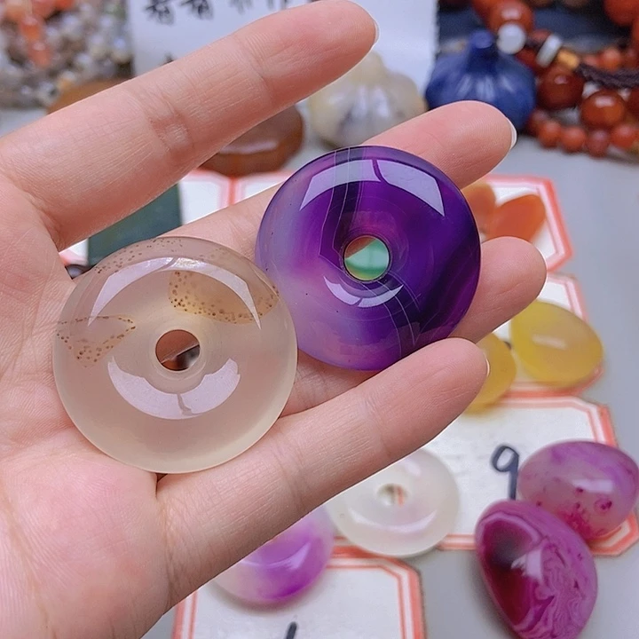 【闪购商品】未镶嵌玛瑙/玉髓珠宝半成品雨*