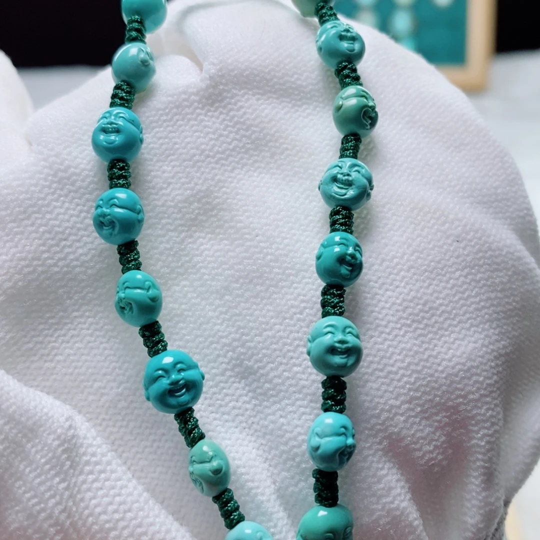 绿松石未镶嵌颈饰