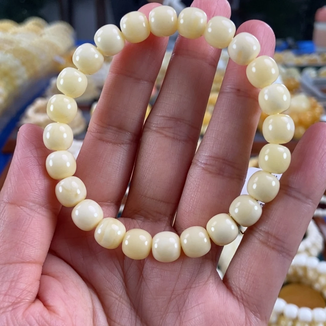 琥珀未镶嵌珠宝奇石9浓白蜡老型10.56