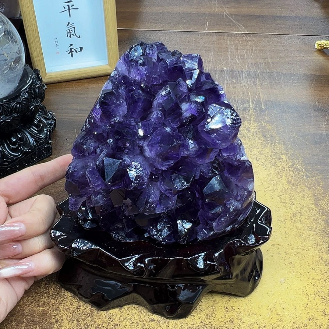 摆件紫晶未镶嵌紫晶