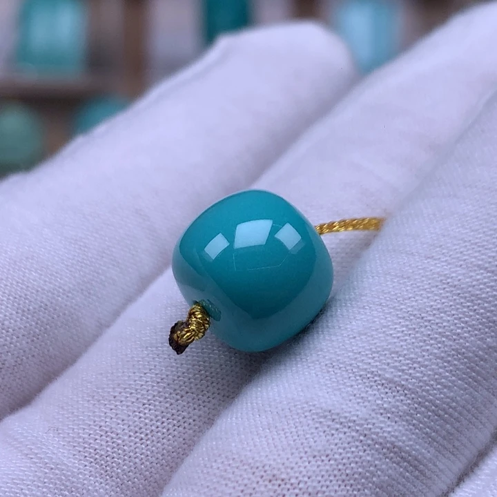 未镶嵌绿松石珠宝奇石直径12.5mm