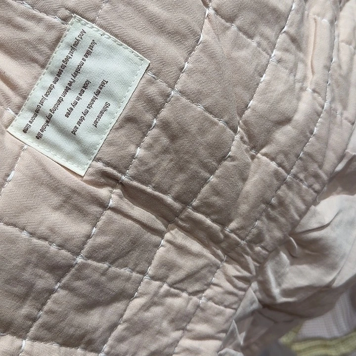 草***花棉孤品枕套一对26.6