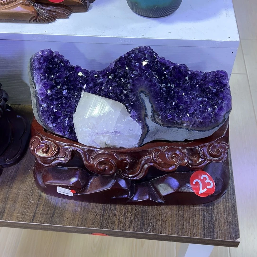 未镶嵌大型摆件（非配饰）紫晶