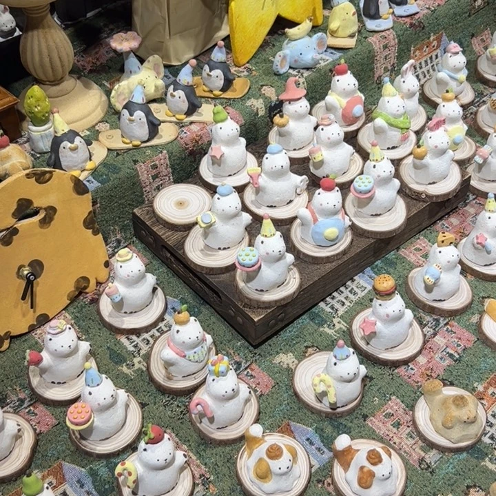 摆件陶景德镇陶瓷摆件猪猪猪15