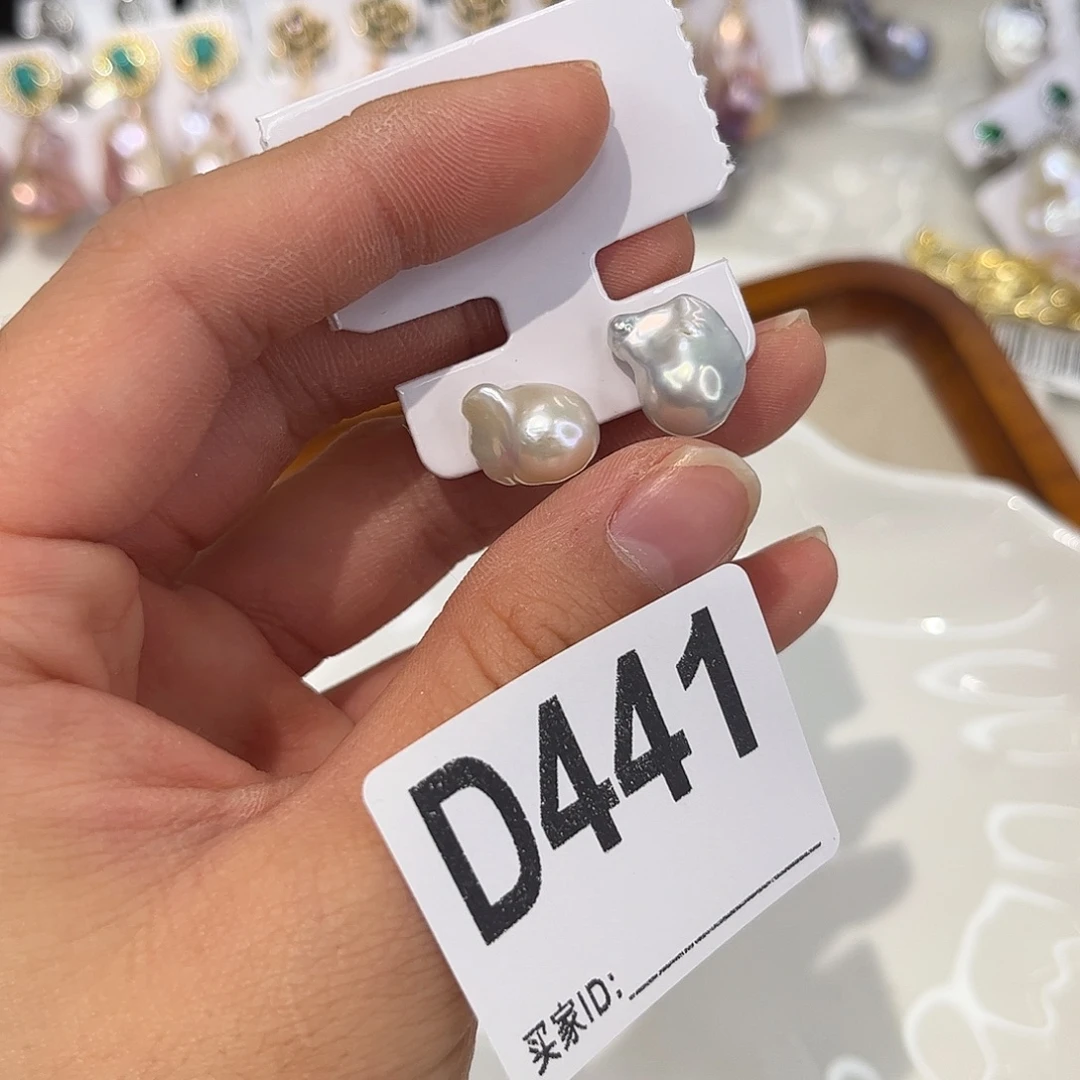 耳饰淡水珍珠合金