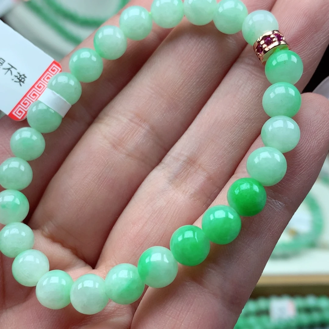 未镶嵌手链翡翠翡翠