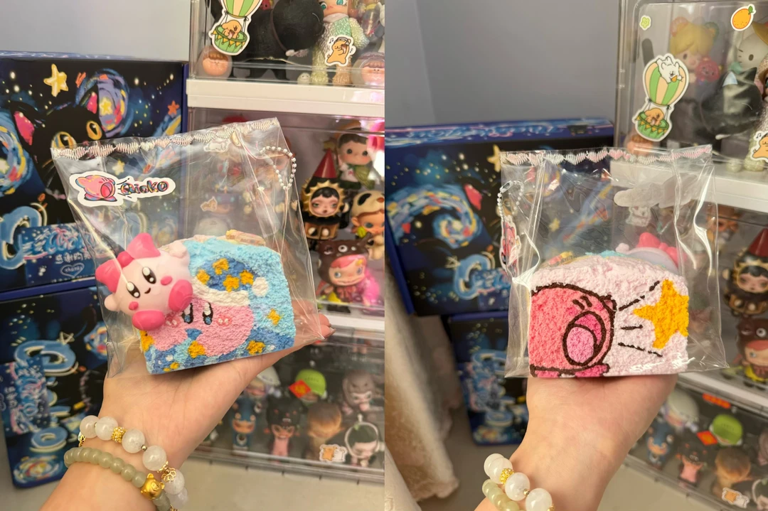 Qioko家硅胶捏捏乐 卡比系列 纯手工制作手感超棒 解压玩具