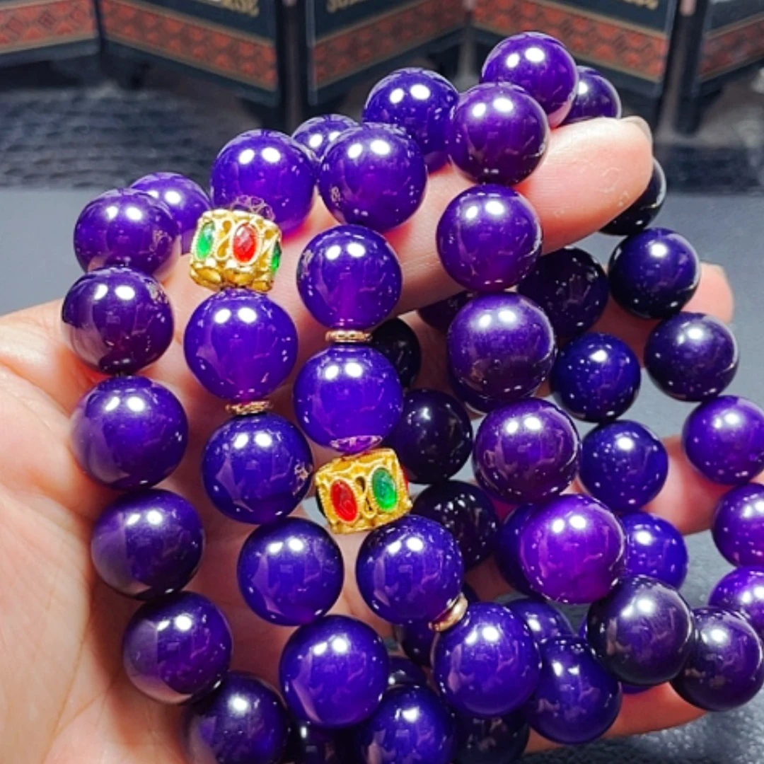 【闪购商品】玛瑙/玉髓颈饰未镶嵌紫彬醇14