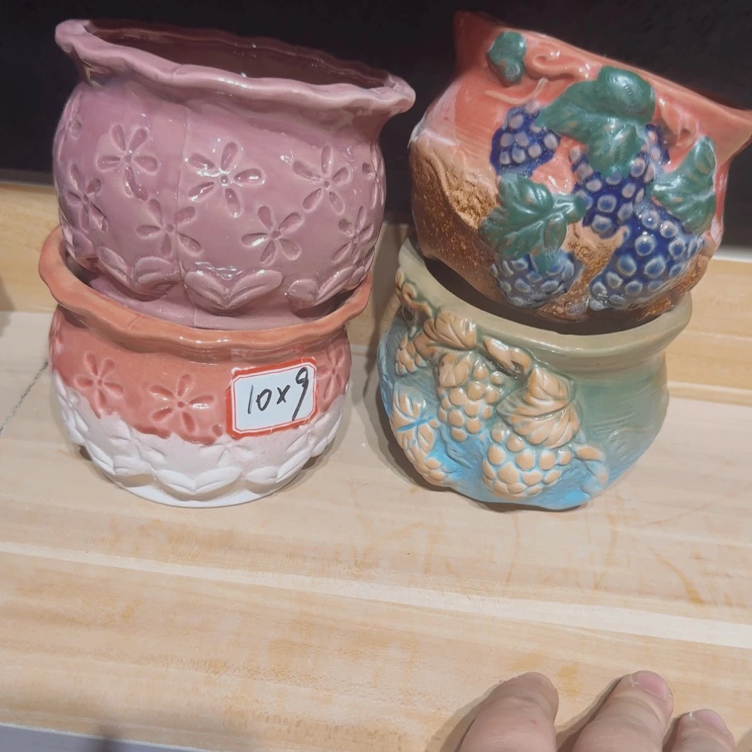 紫砂花盆粗陶盆醋