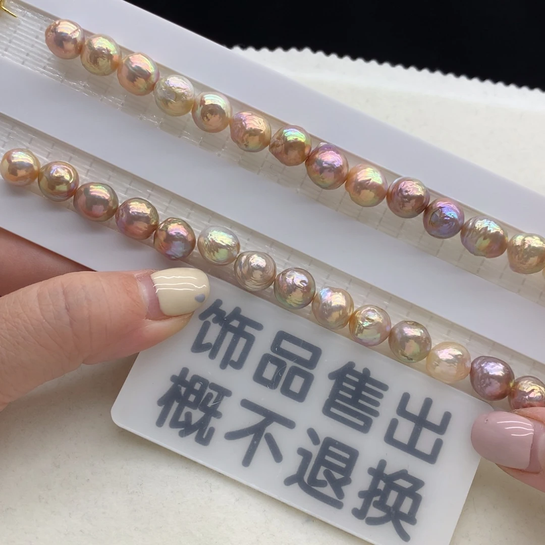银S925镶嵌耳饰淡水珍珠