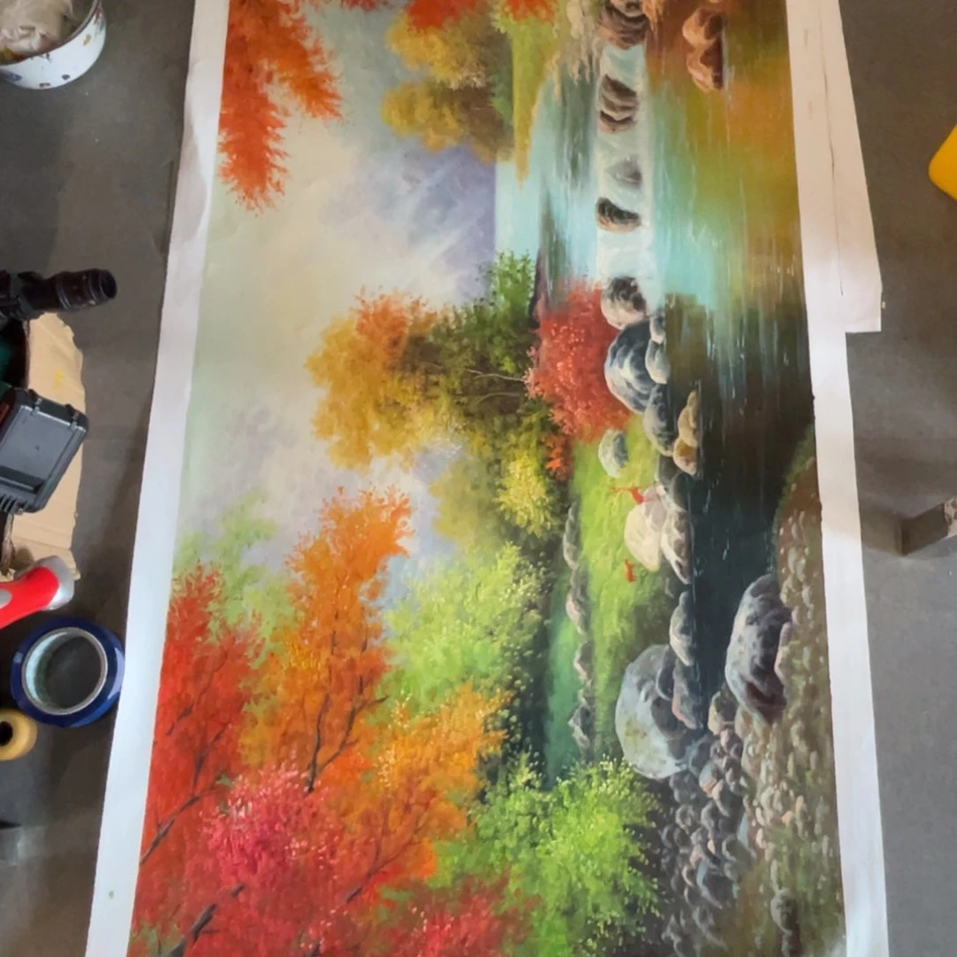 油画阳*油画作品欣赏70.180带铝合金