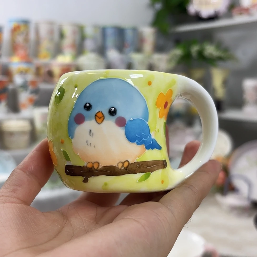 手绘高温釉下彩陶瓷
