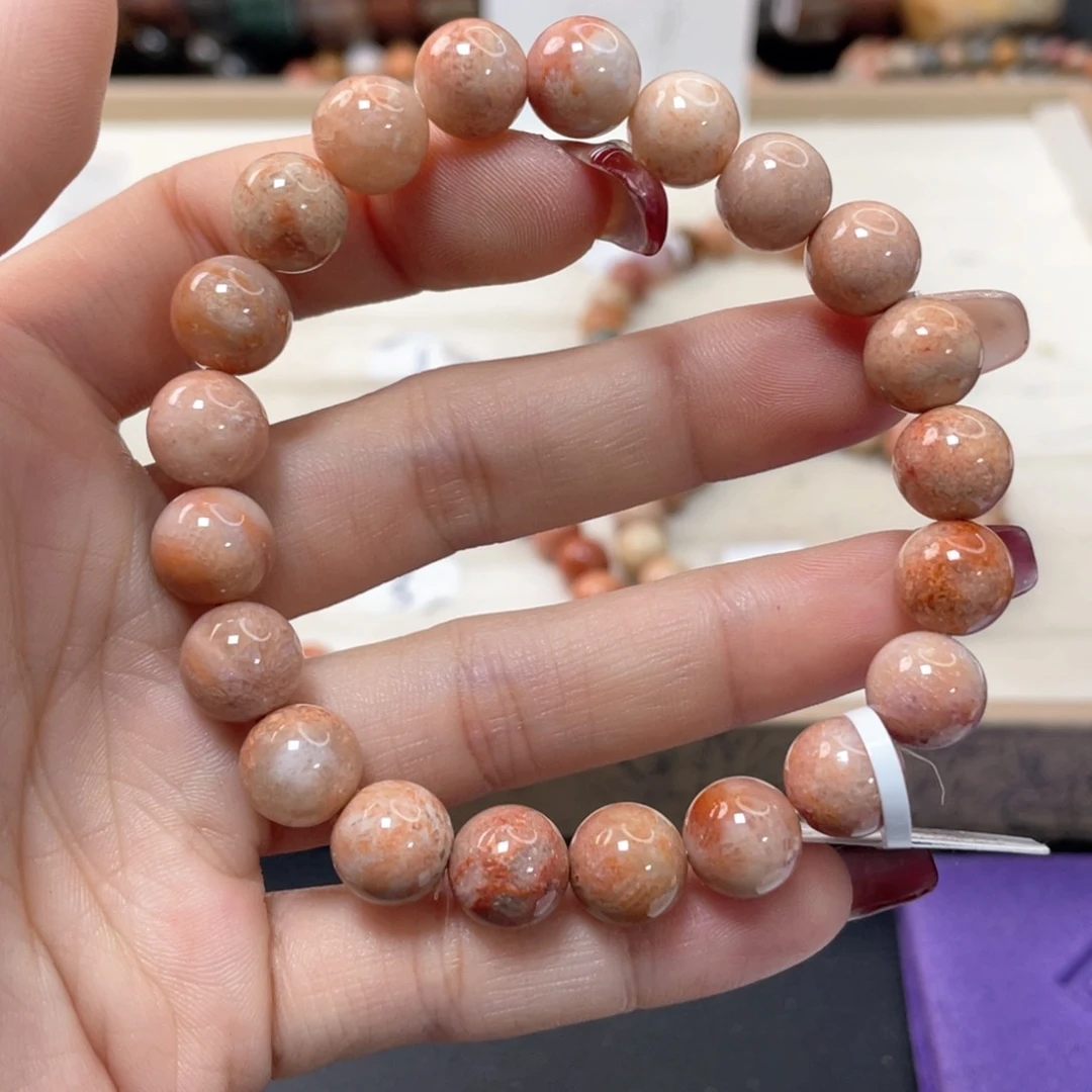 硅化珊瑚（珊瑚玉）手链未镶嵌丹*127