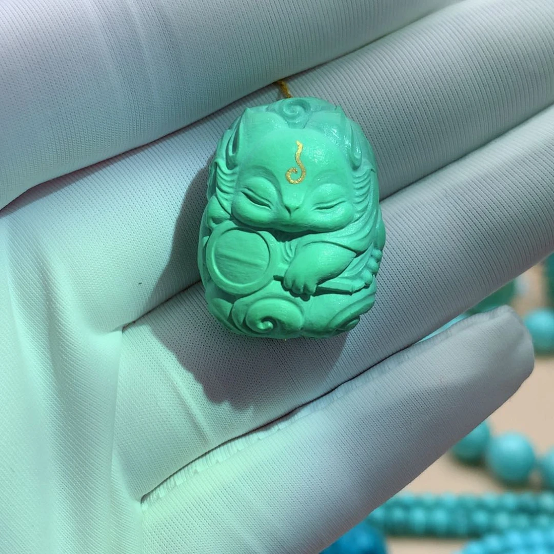 未镶嵌绿松石精品