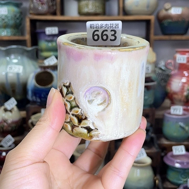 红陶内口径5.5高度7