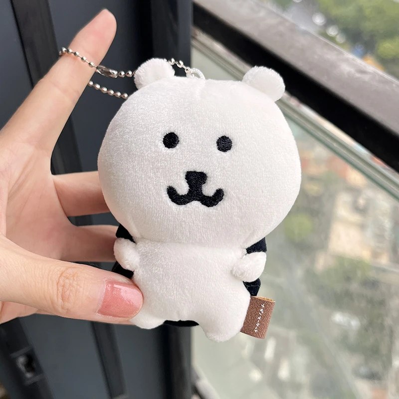 【背包熊】自嘲熊白熊背双肩包不可拆毛绒小挂件  无吊牌