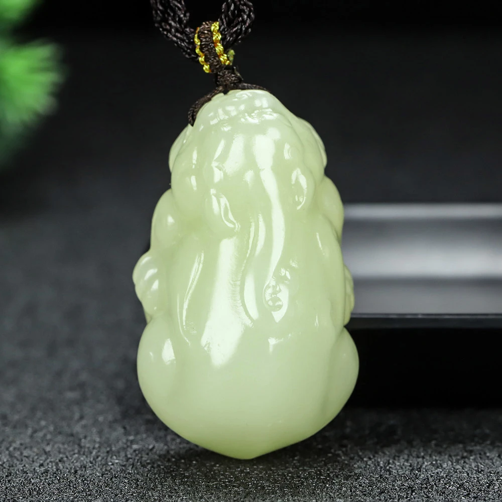 招财貔貅精雕温润男女情侣款时尚挂件