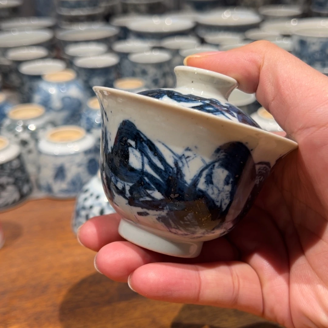 瓷顽古手工手绘作品