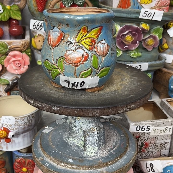 粗陶材质多肉花盆