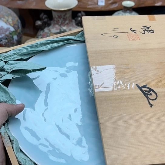 瓷片樂****风摆件工艺品瓷器摆件777