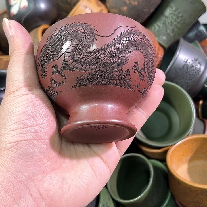 茶杯紫砂全手工紫砂主人杯