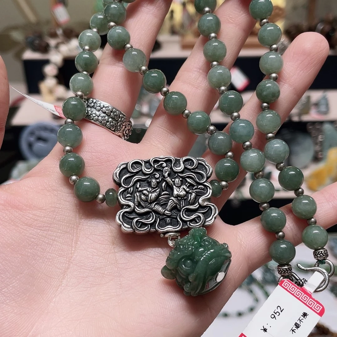 足银复古纯银项链