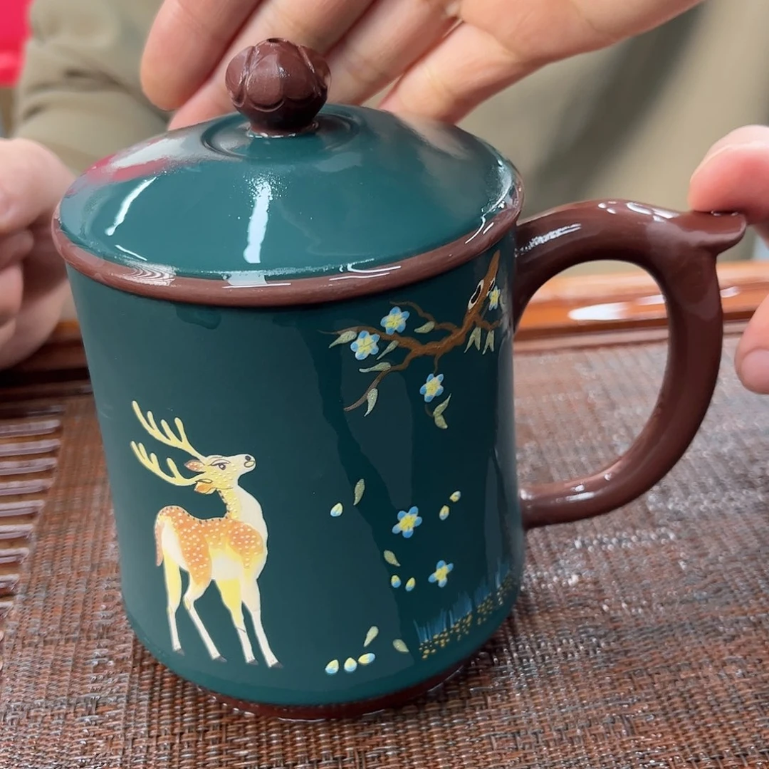 紫砂茶杯原矿紫砂